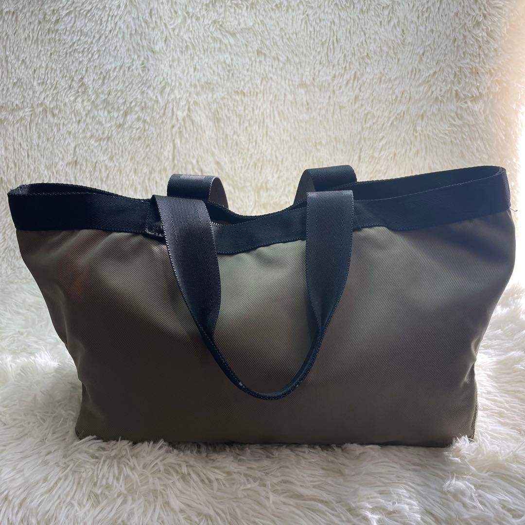 【レア】PORTER ポーター ラウンド トートバッグ カーキ A4収納可