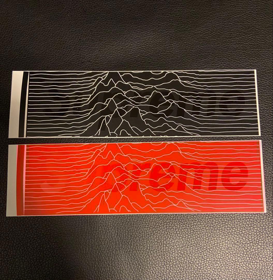 Supreme × Joy Division ステッカー2枚セット