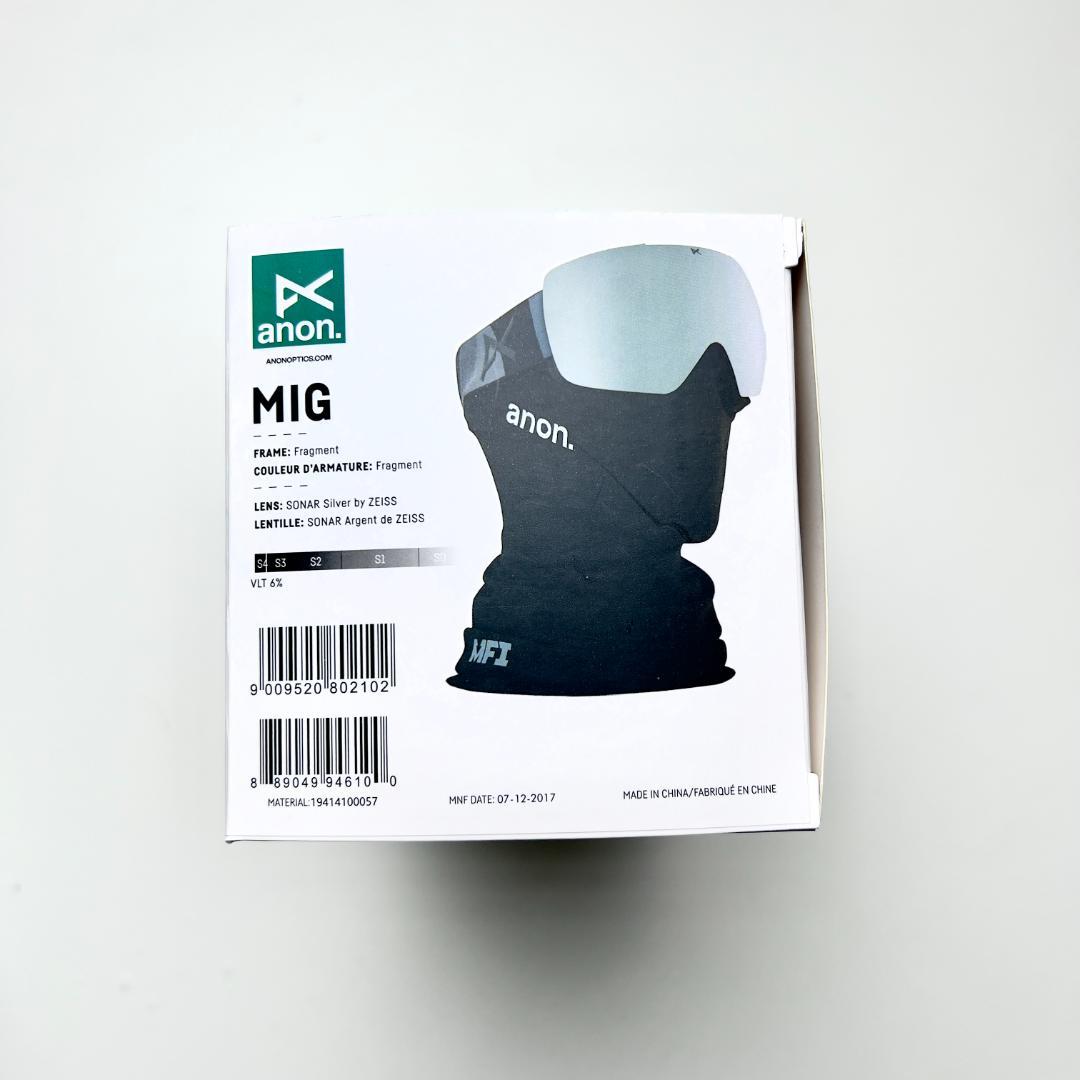 anon 17-18 メンズ ゴーグル MIG アジアンフィット