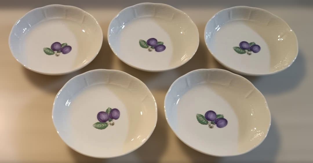 リチャードジノリボンジョルノ小皿5枚セット