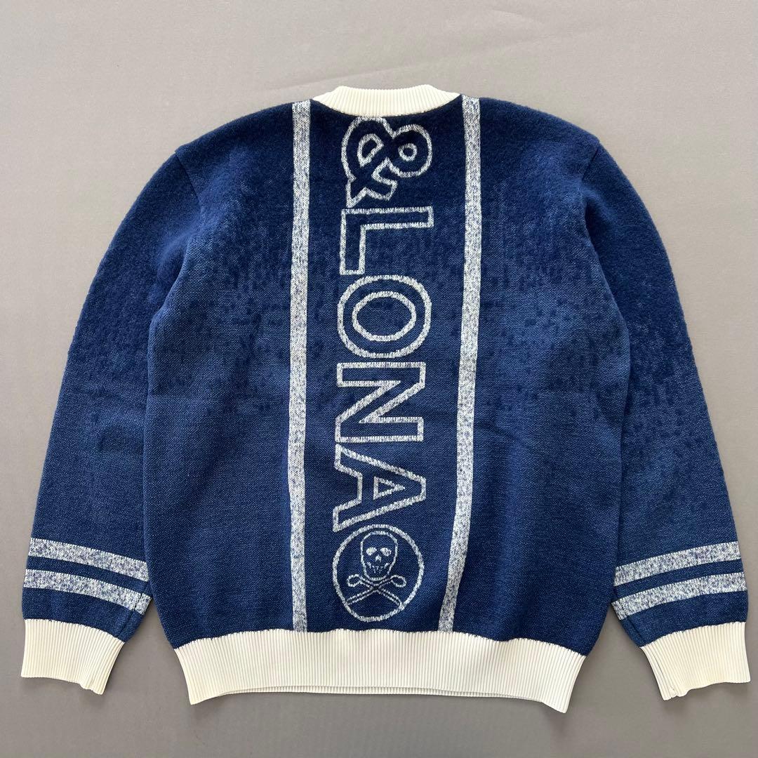 【新品】MARK&LONA マークアンドロナ　メンズ　セーター　ニット　デカロゴ