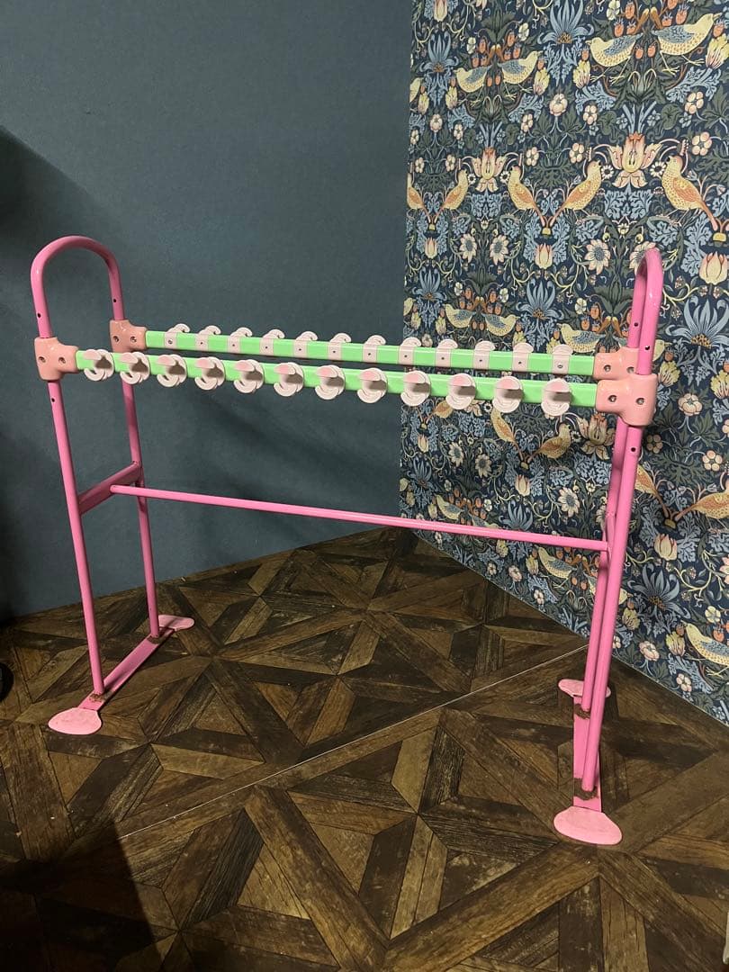 幼稚園 フックスタンド インテリア ピンク 収納 ハンガー 家具 レトロポップ