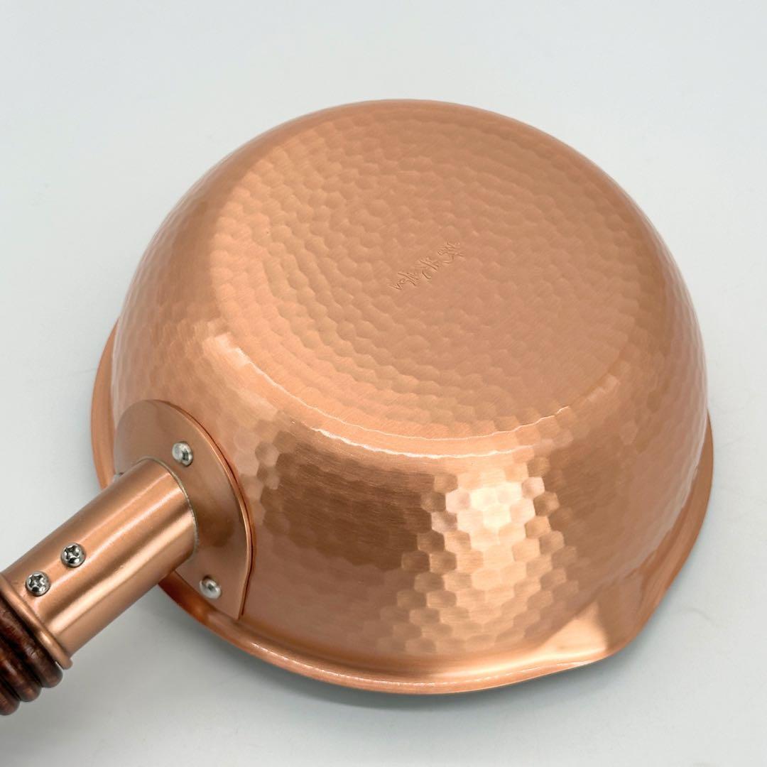 新品未使用 銅楽 まごころ伝心 雪平鍋 15cm 銅製 片手鍋 日本製 調理器具