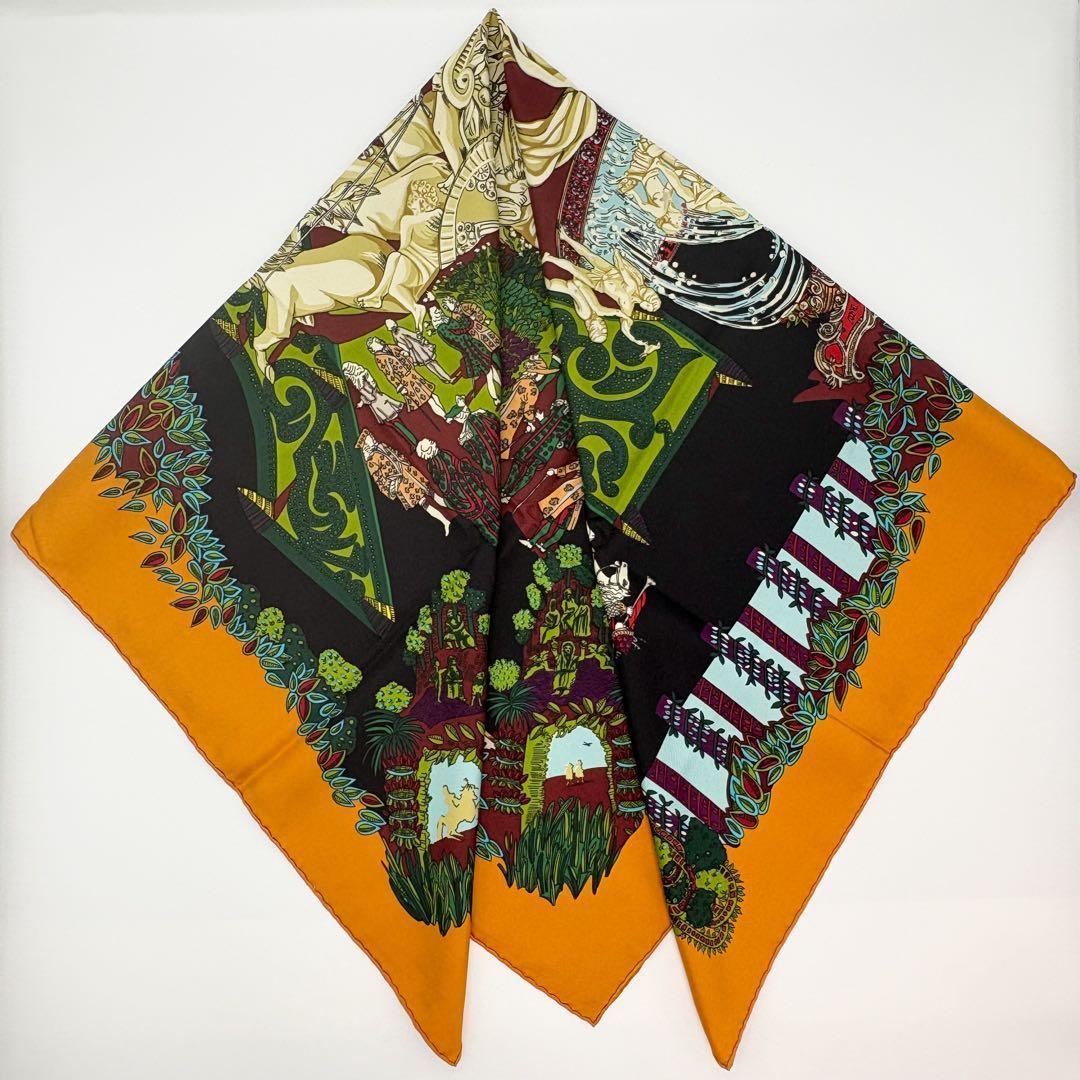 ♡美品♡ エルメス LES PARADIS DU ROY 王の楽園 スカーフ