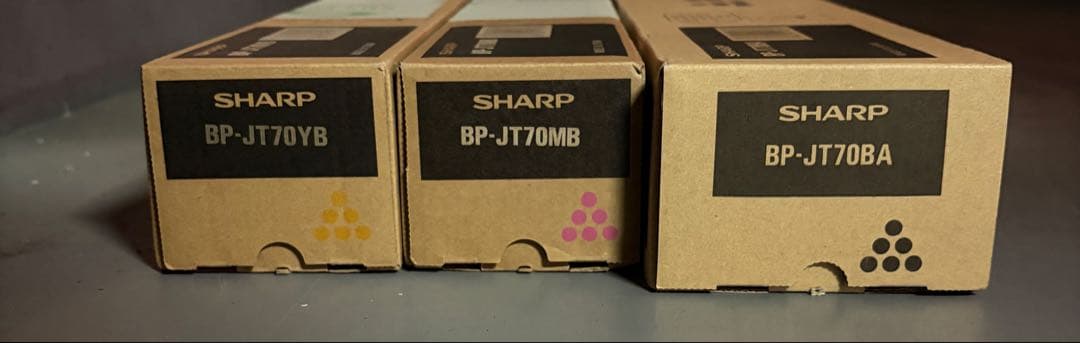 T*K様 SHARP BP-JT70BA BP-JT70YB BP-JT70MB