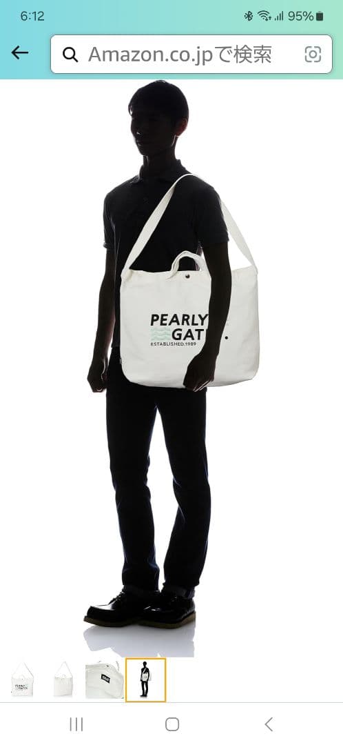 [パーリーゲイツ] トートバッグ [ペールカラーシリーズ](2WAY