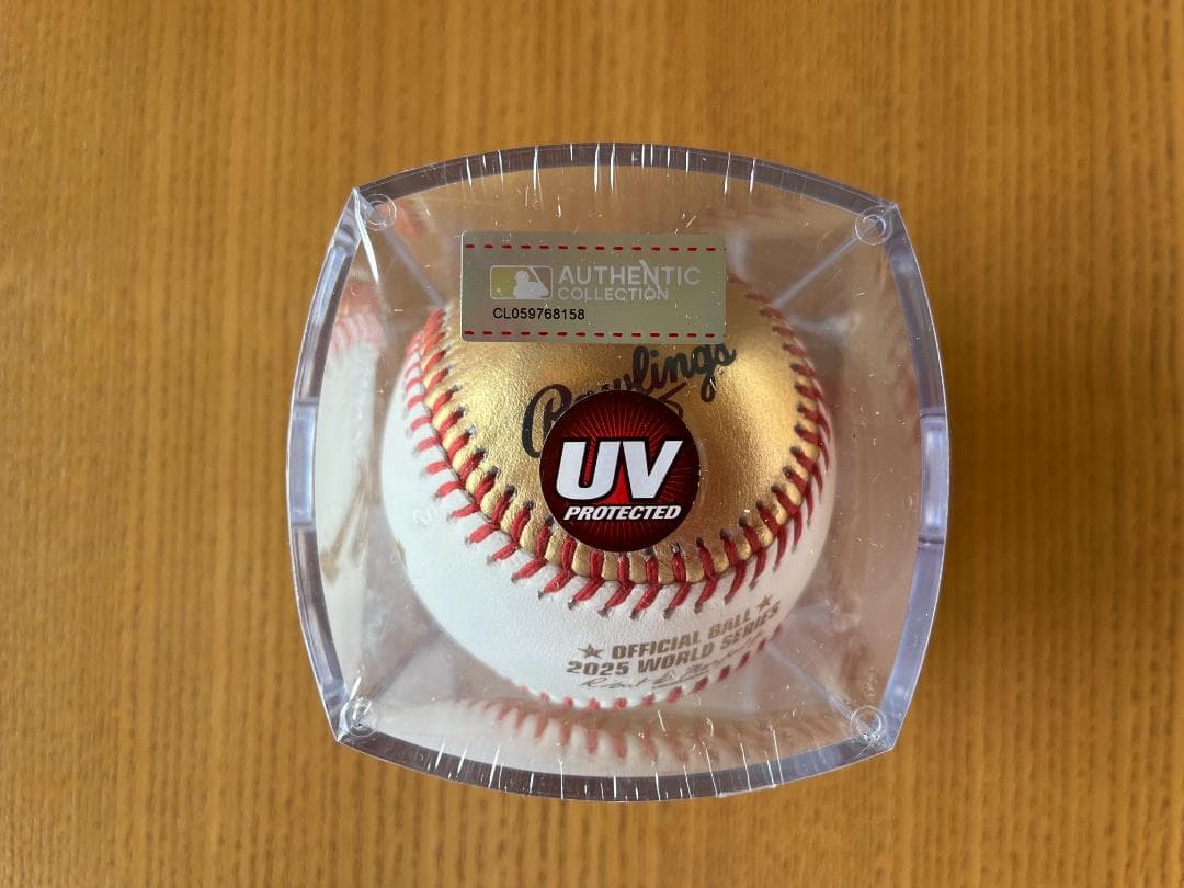 記念グッズ 2025 MLB World Series Team Logo Baseball