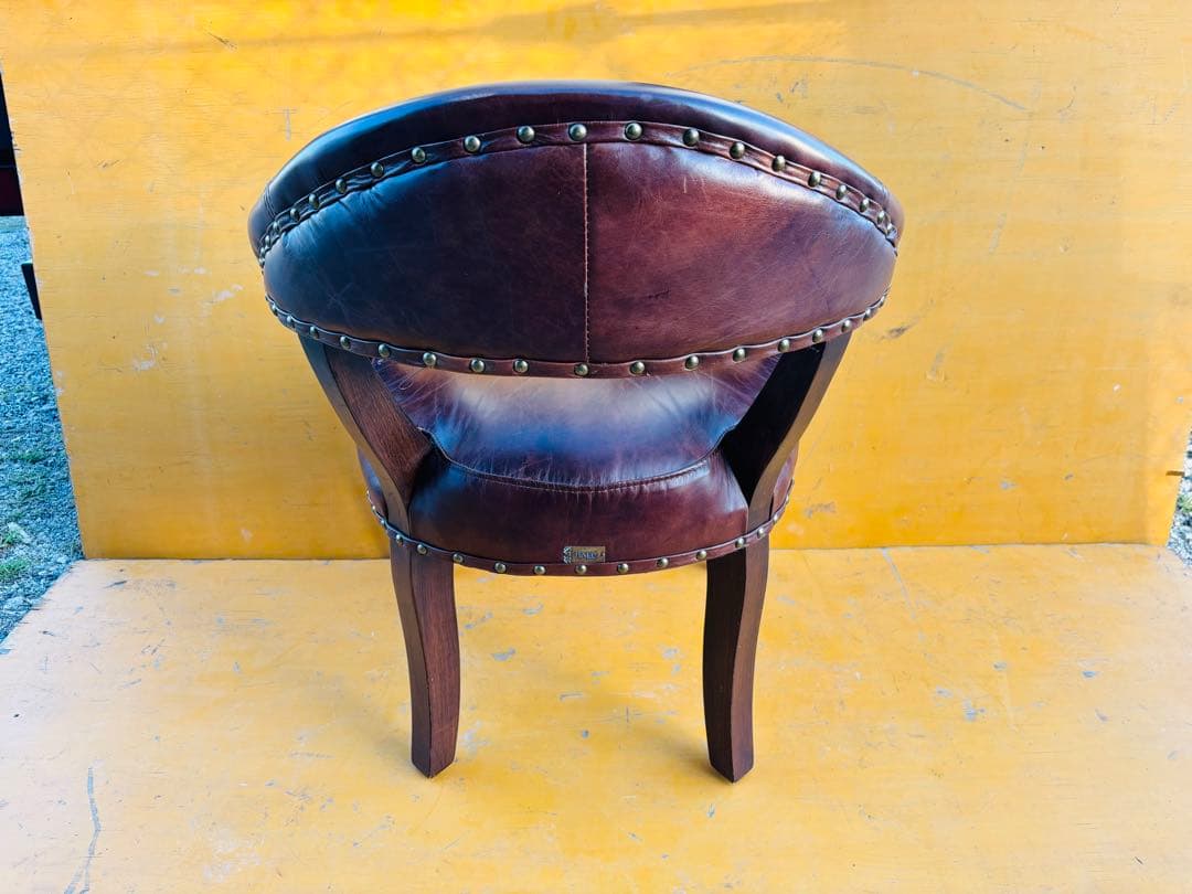 J54★HALO★ハロ ナポレオン ダイニングチェア 本革 英国アンティーク