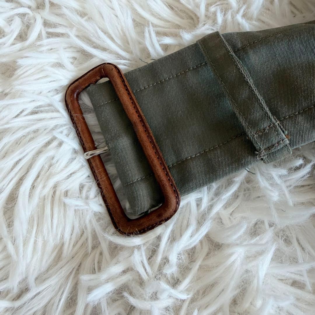 【人気定番】バーバリー トレンチコート ノバチェック ヴィンテージ カーキ M