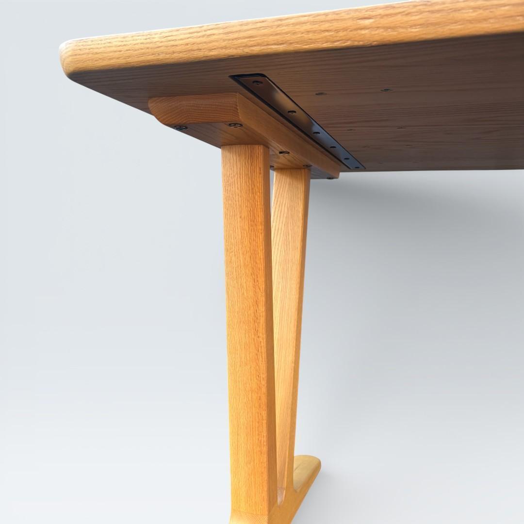 浜本工芸 ダイニングテーブル 120cm 国産家具 オーク 無垢材