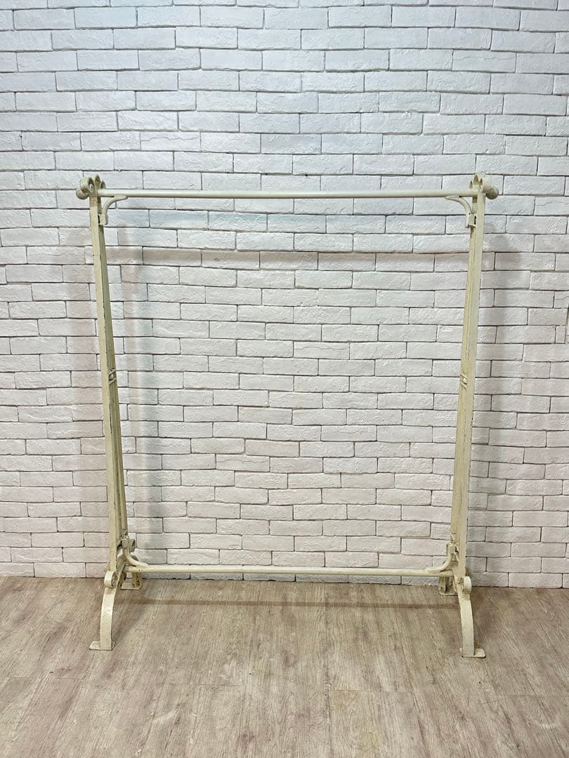 【東京都内23区配送無料】ビンテージ　アイアン　ハンガーラック　スタンド　什器
