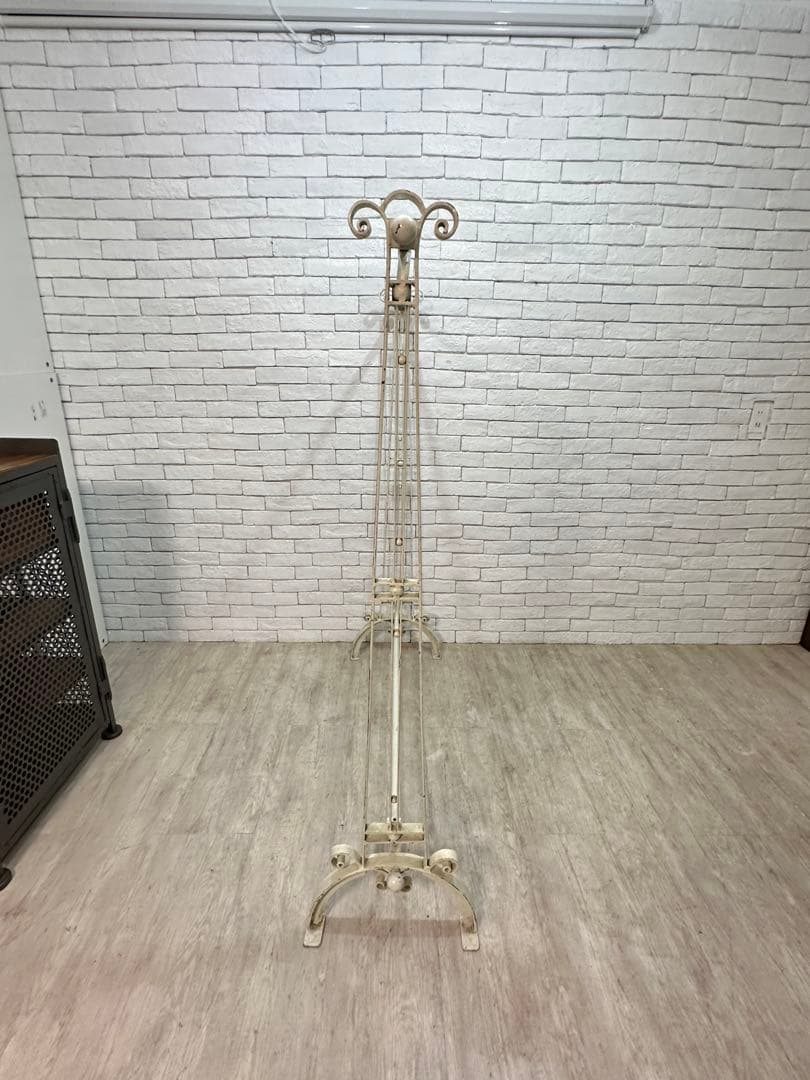 【東京都内23区配送無料】ビンテージ　アイアン　ハンガーラック　スタンド　什器