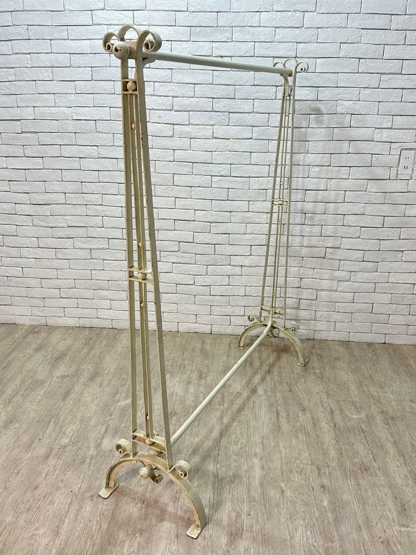 【東京都内23区配送無料】ビンテージ　アイアン　ハンガーラック　スタンド　什器