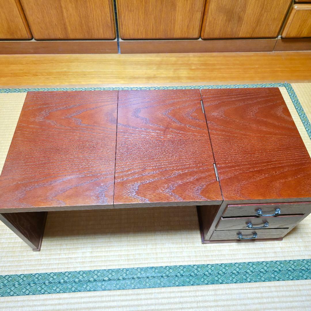 【美品】折り畳み座机・文机　昭和レトロ家具　ヴィンテージ家具　アンティーク　匿名