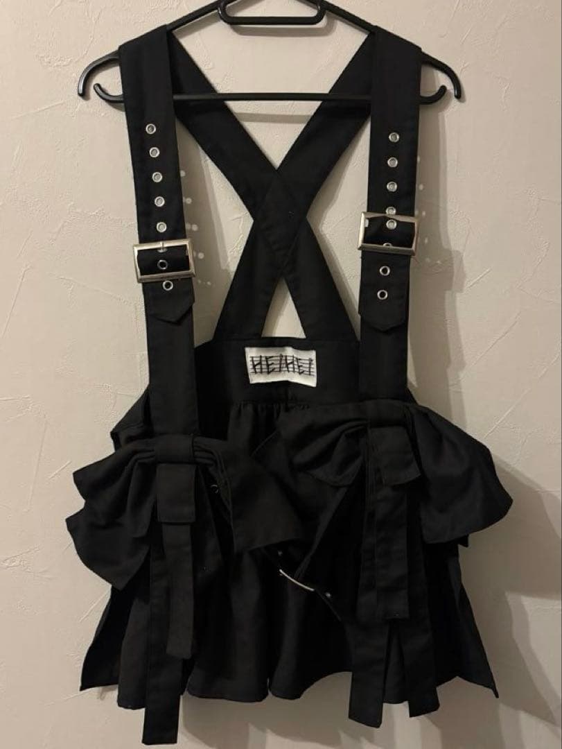 期間限定値下中‼️HEIHEI リボンハーネスサスペンダー 黒