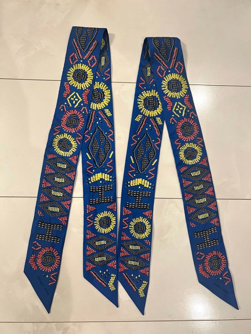 HERMES エルメス　ツイリー2本セット