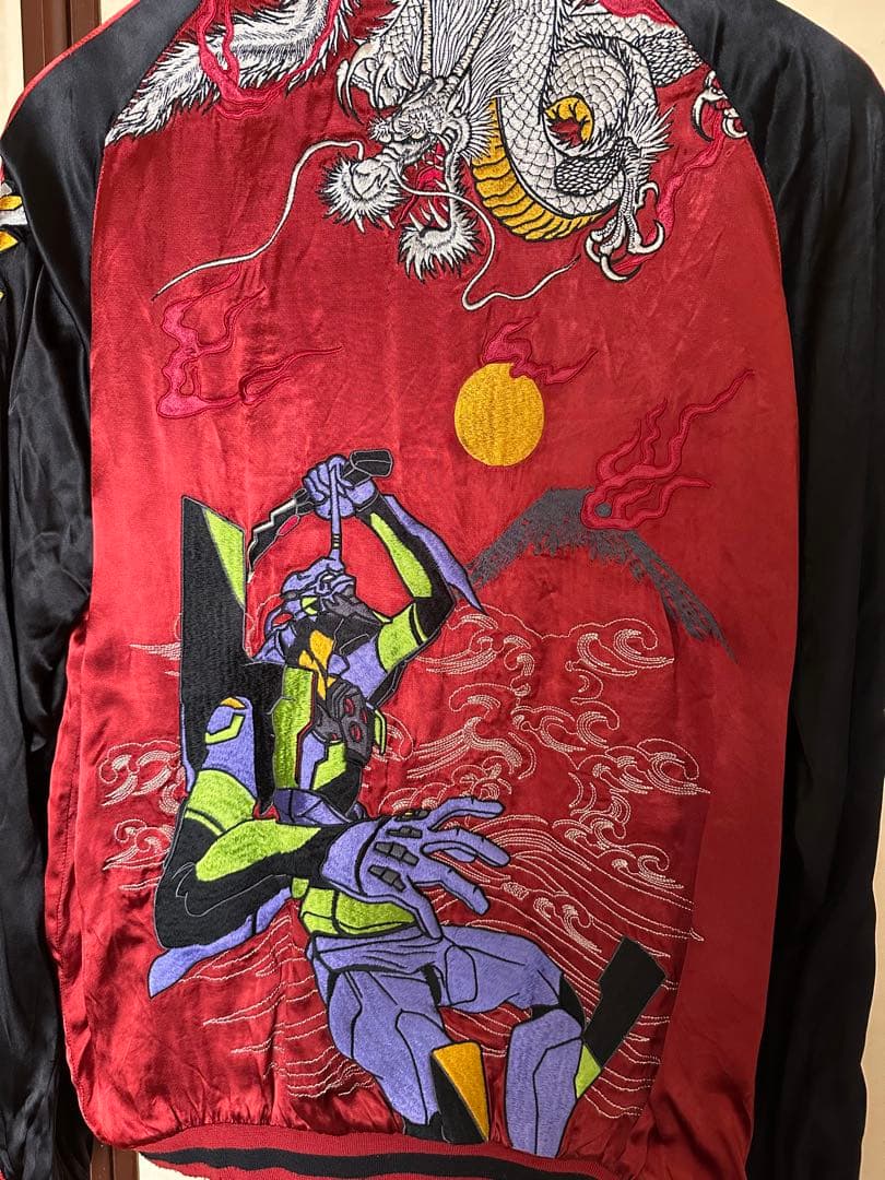 ス*イ様 錦×エヴァンゲリオンスカジャン　リバーシブル　XL