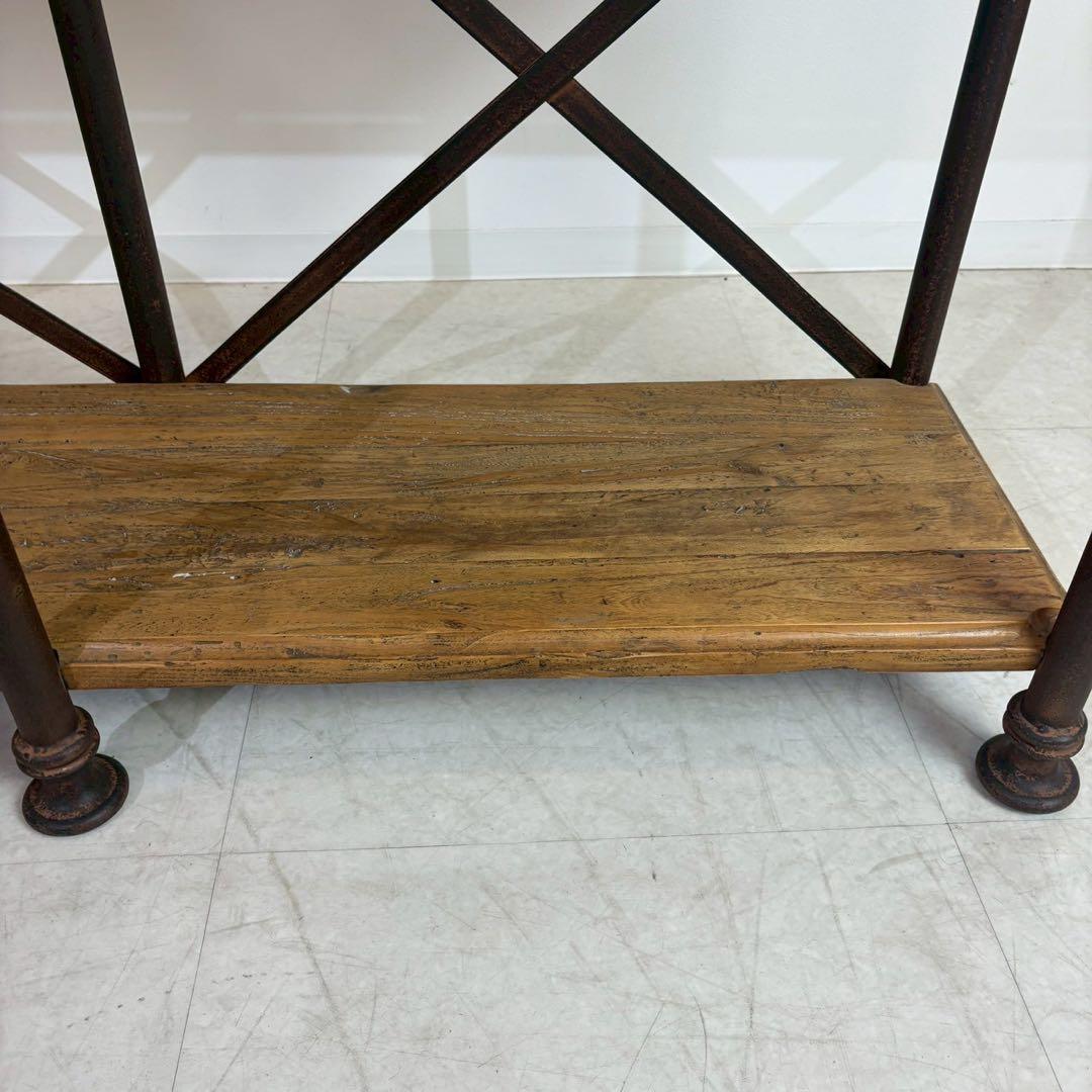 古材　コンソールテーブル　カントリースタイル　アンティーク調