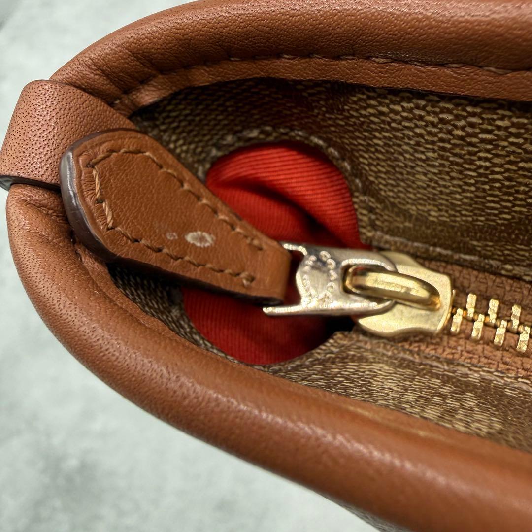 COACH コーチ トートバッグ PVC ヘリテージ 肩掛け シグネチャー