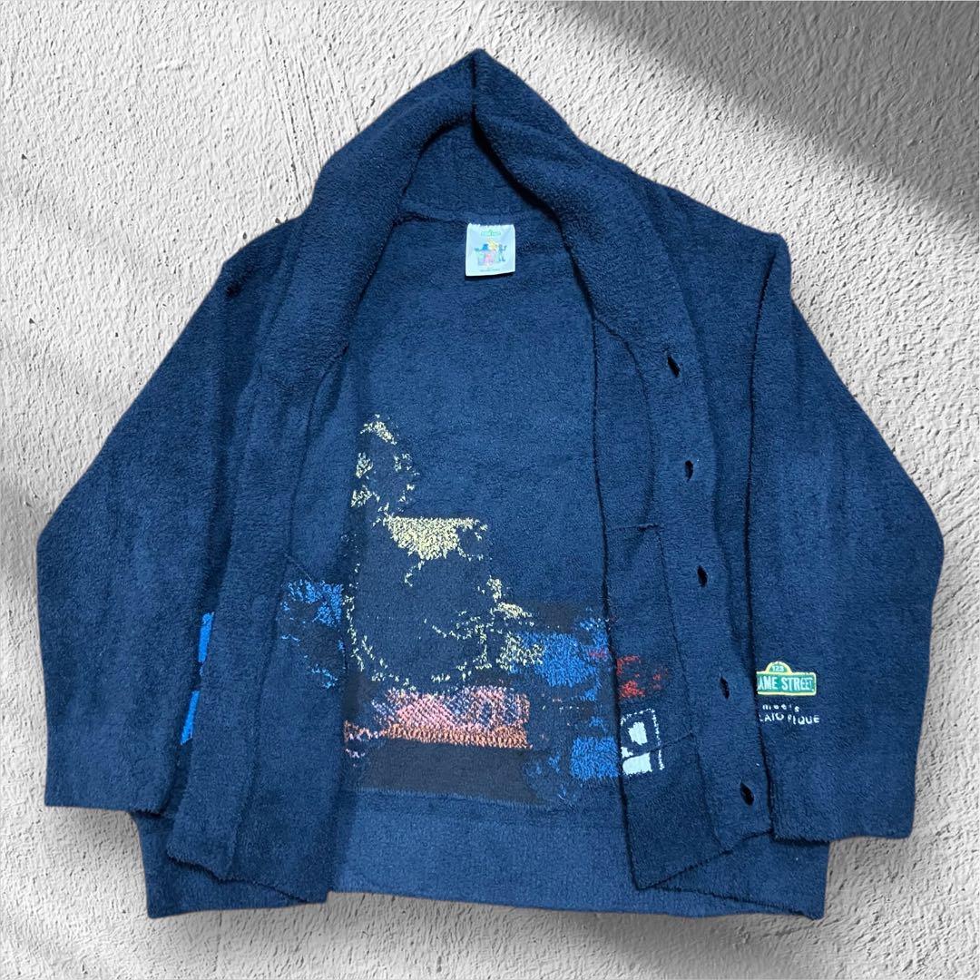 サ*ス様 レア完売品 ジェラートピケ×セサミストリート コラボ ショールカーディ