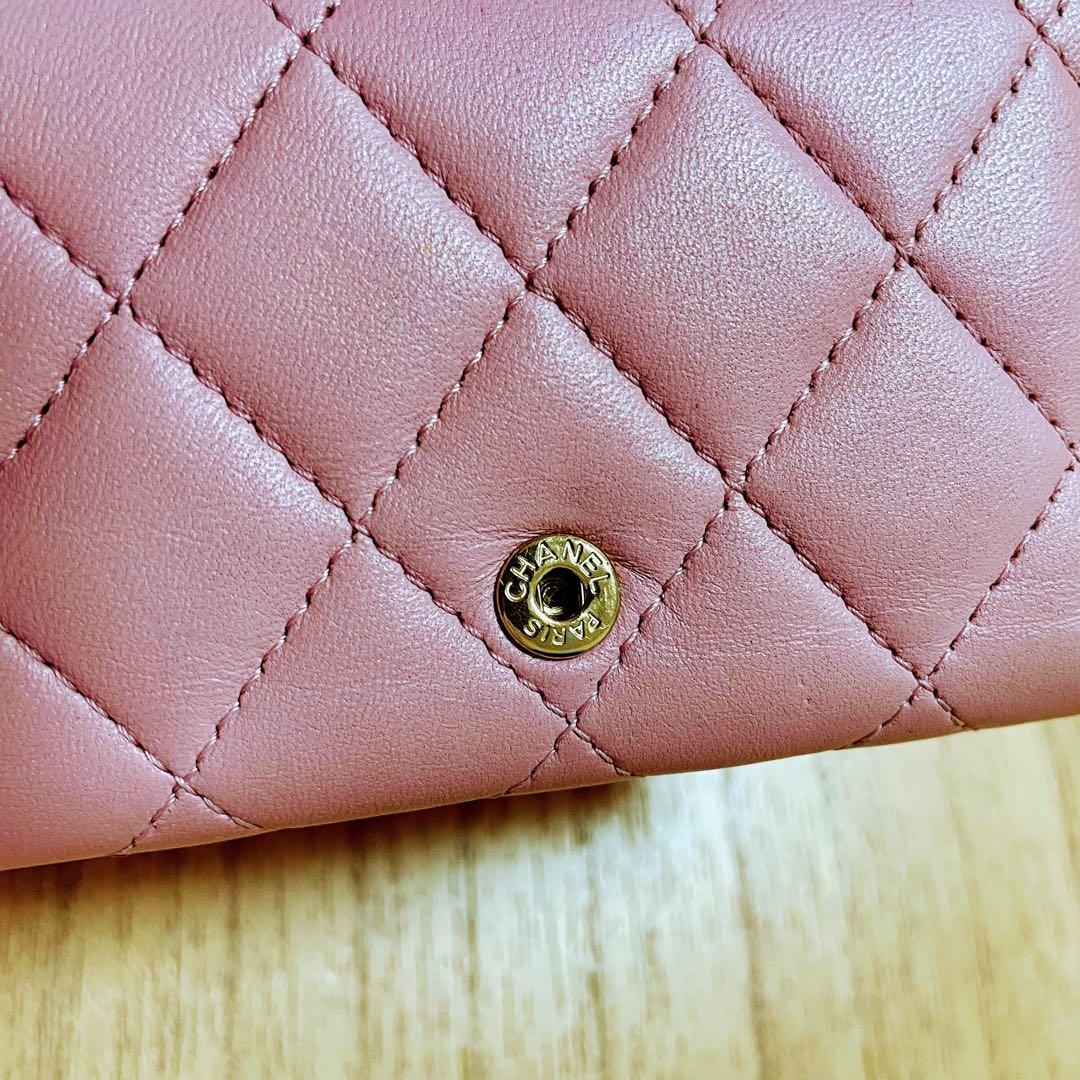 【美品】　シャネル　CHANEL マトラッセ　三つ折り財布