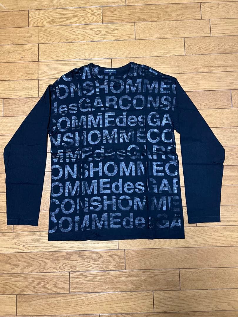 COMME des GARÇONS HOMME ロゴプリント長袖カットソー