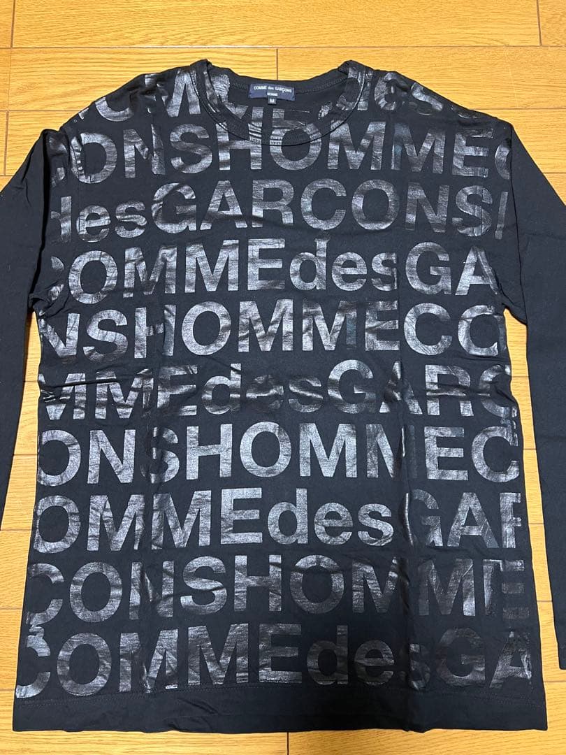 COMME des GARÇONS HOMME ロゴプリント長袖カットソー