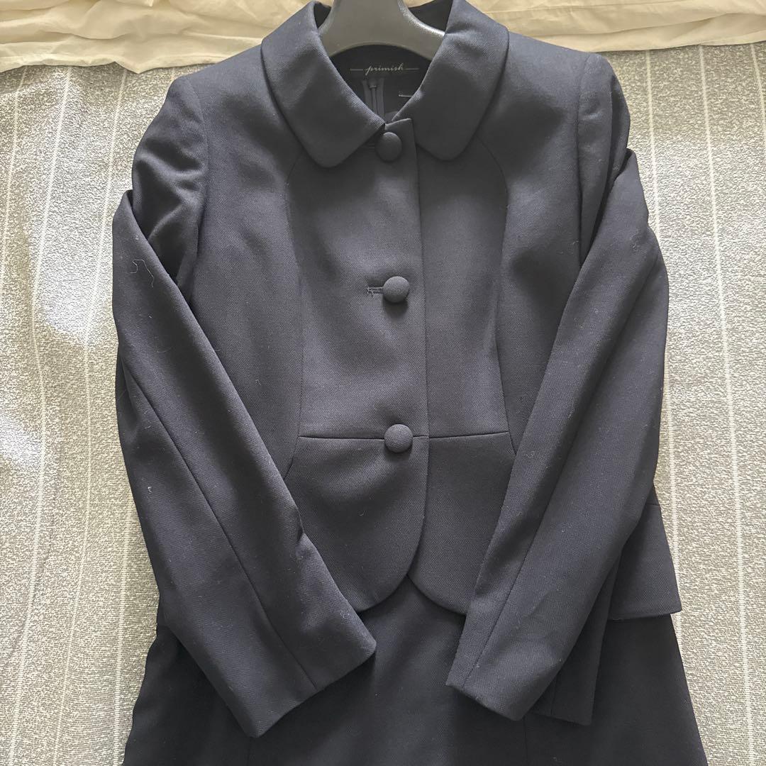 Primishプリミッシウール仕立て受験スーツジャケットドレス2点セット日本製