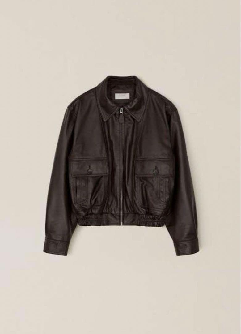 【ohotoro】 A2 lambskin jacket レザージャケット