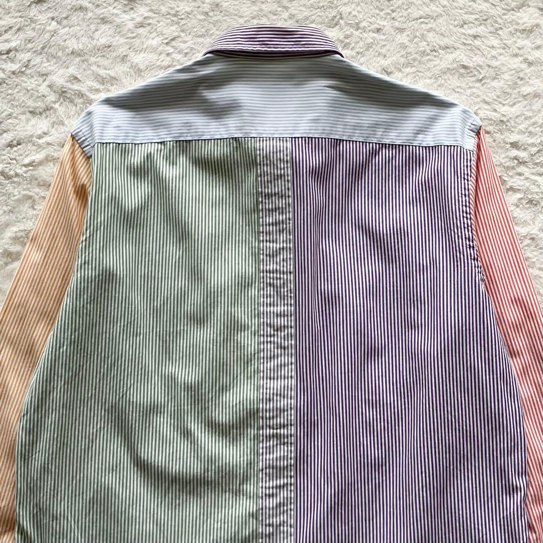 極美品 ブルックスブラザーズ クレイジーパターン ファンシャツ マルチカラー L