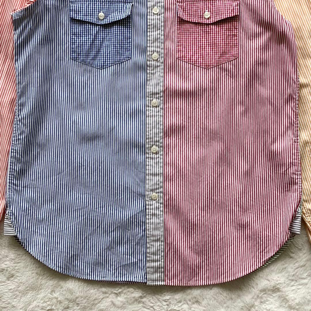 極美品 ブルックスブラザーズ クレイジーパターン ファンシャツ マルチカラー L