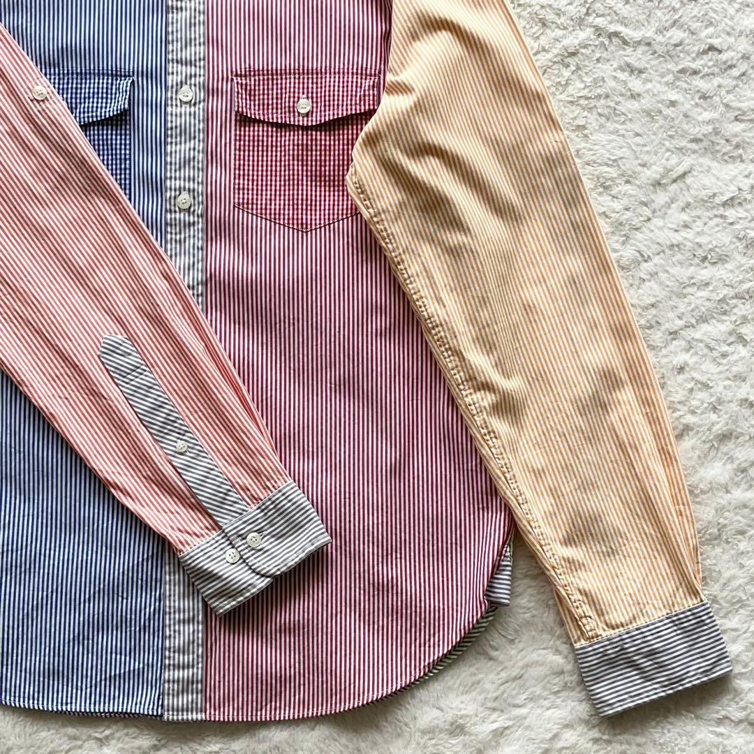 極美品 ブルックスブラザーズ クレイジーパターン ファンシャツ マルチカラー L