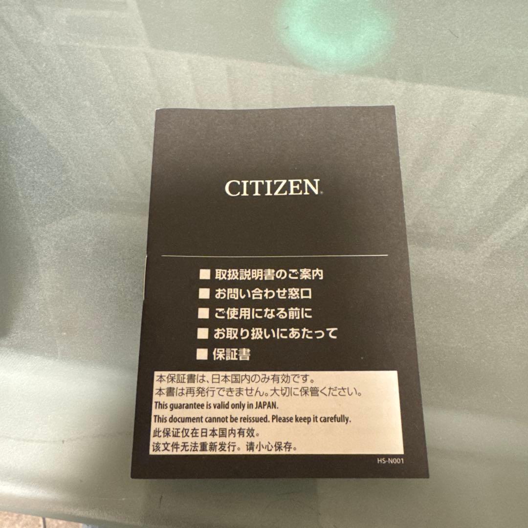 CITIZEN クロノグラフ クォーツ腕時計
