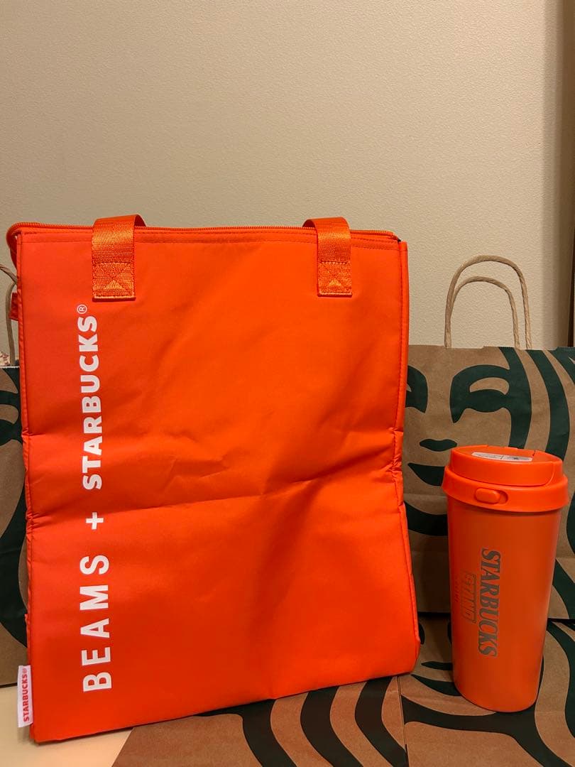 スタバ　BEAMS ステンレスTOGOボトル　保冷バッグセット