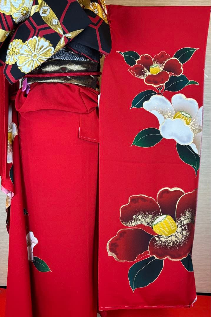 【こりん激安】振袖仕立付きと長襦袢帯〆帯揚げサービス草履バック小物セット