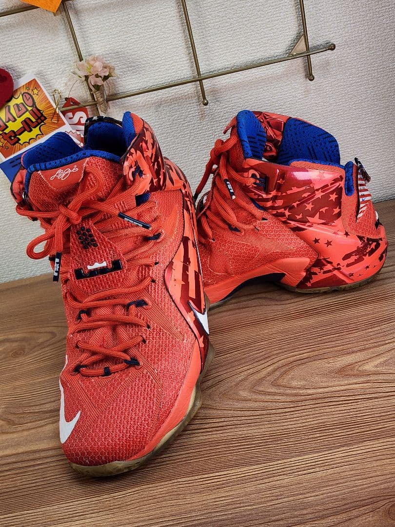 ​【希少】NIKE LEBRON 12 USA 27cm レブロン12