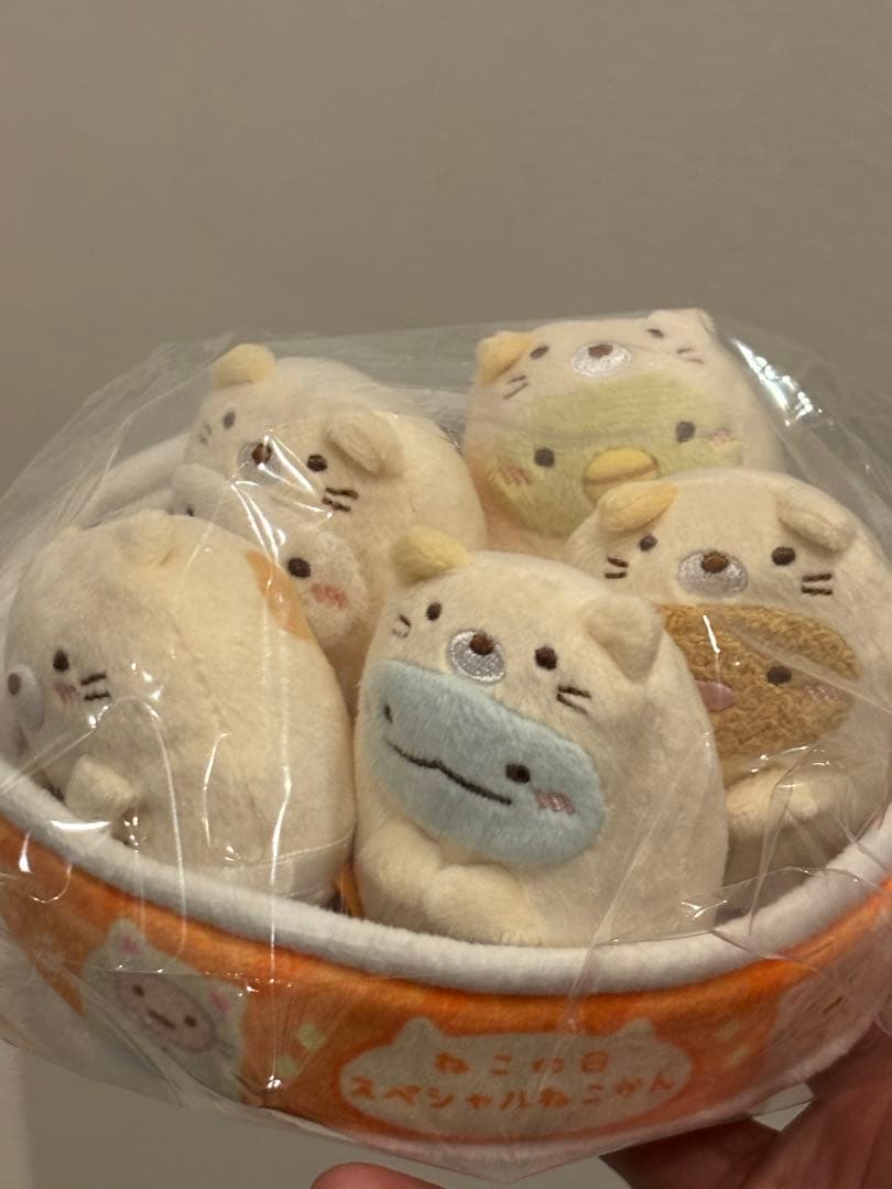 すみっコぐらし　ねこの日スペシャルぬいぐるみ 受注ぬいぐるみセット