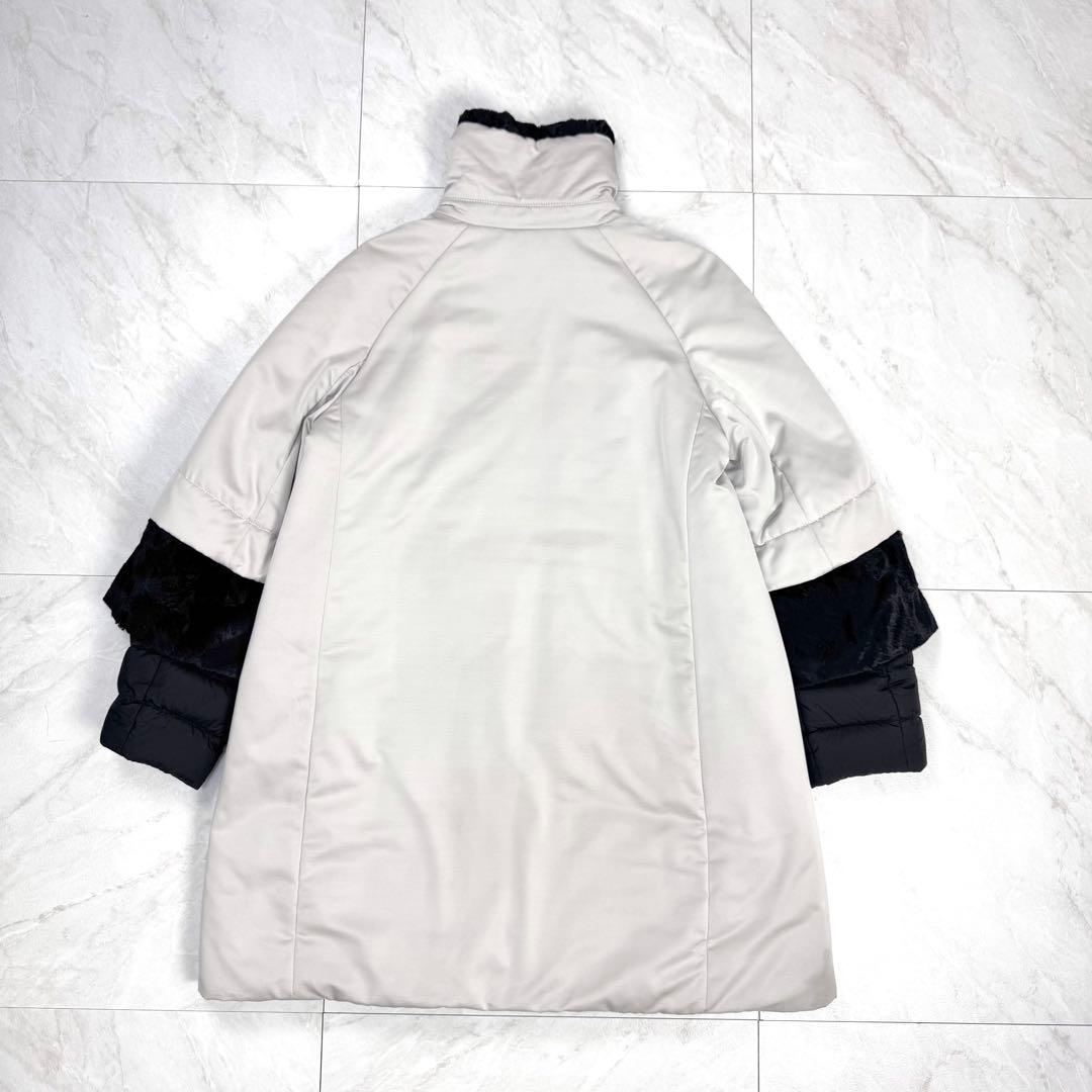 カリメロ様 MOORER ムーレー 3way 袖着脱可 ファーダウンコート 42