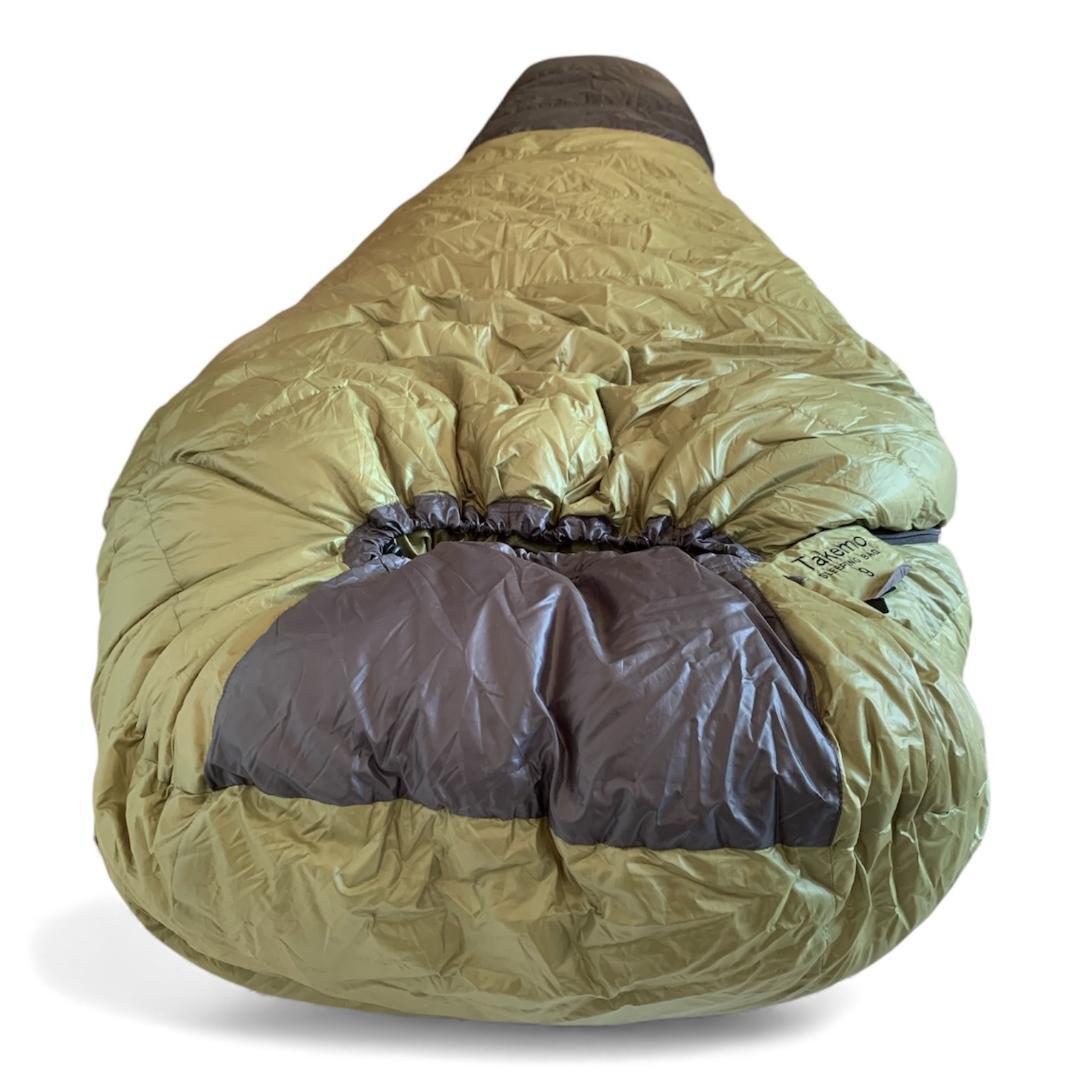【美品・送料込み】寝袋 シュラフ タケモ(Takemo) スリーピングバッグ ９