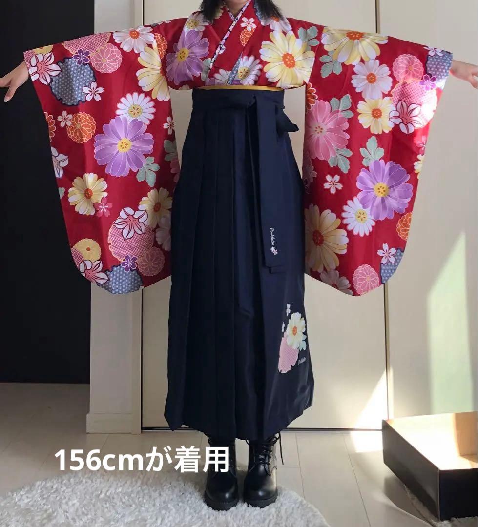 PINK-latte レッド袴　別売りレッドリボン髪飾り付き