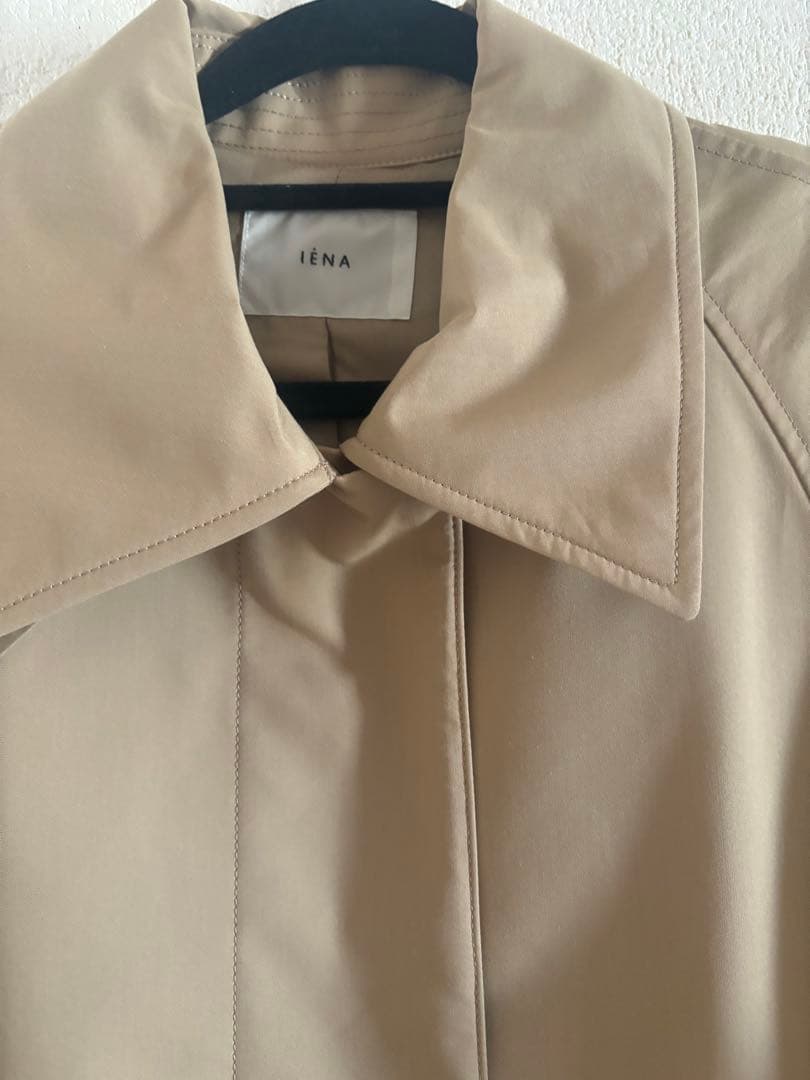 専用　　　新品　イエナ　コットンポリエステル　ステンカラーコート　トレンチ
