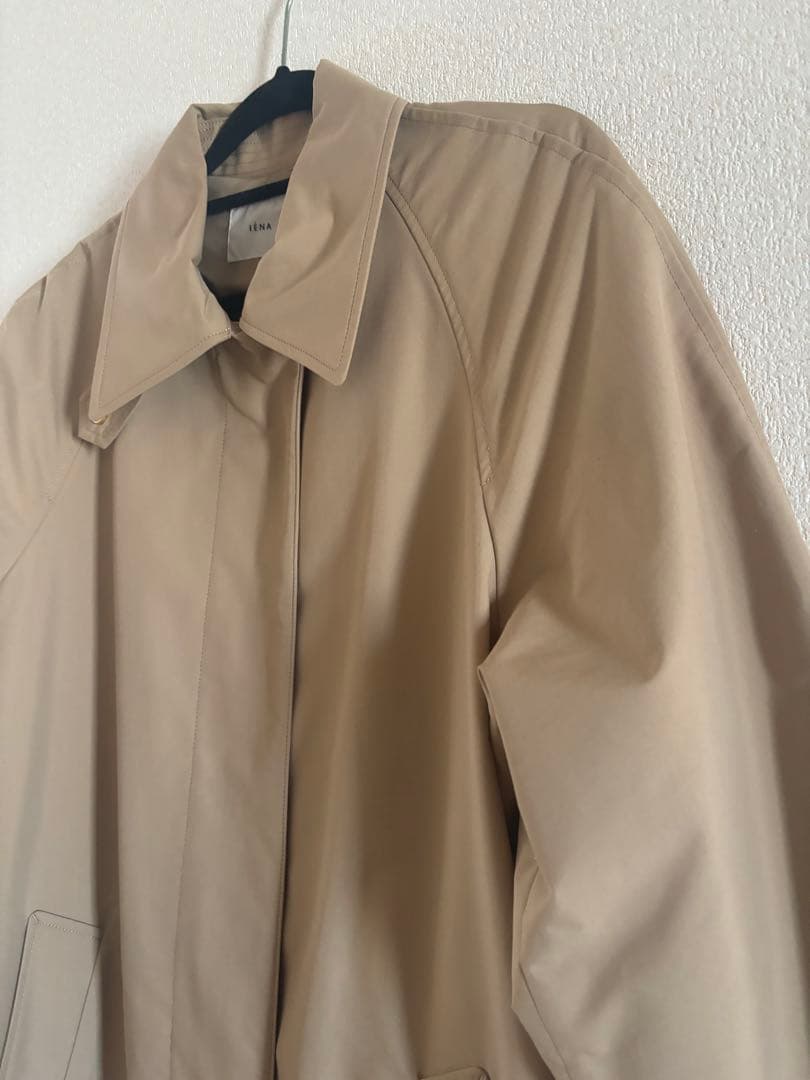 専用　　　新品　イエナ　コットンポリエステル　ステンカラーコート　トレンチ