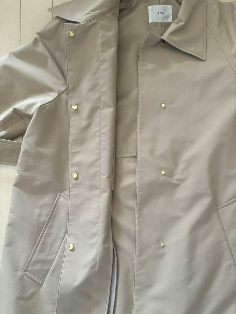 専用　　　新品　イエナ　コットンポリエステル　ステンカラーコート　トレンチ