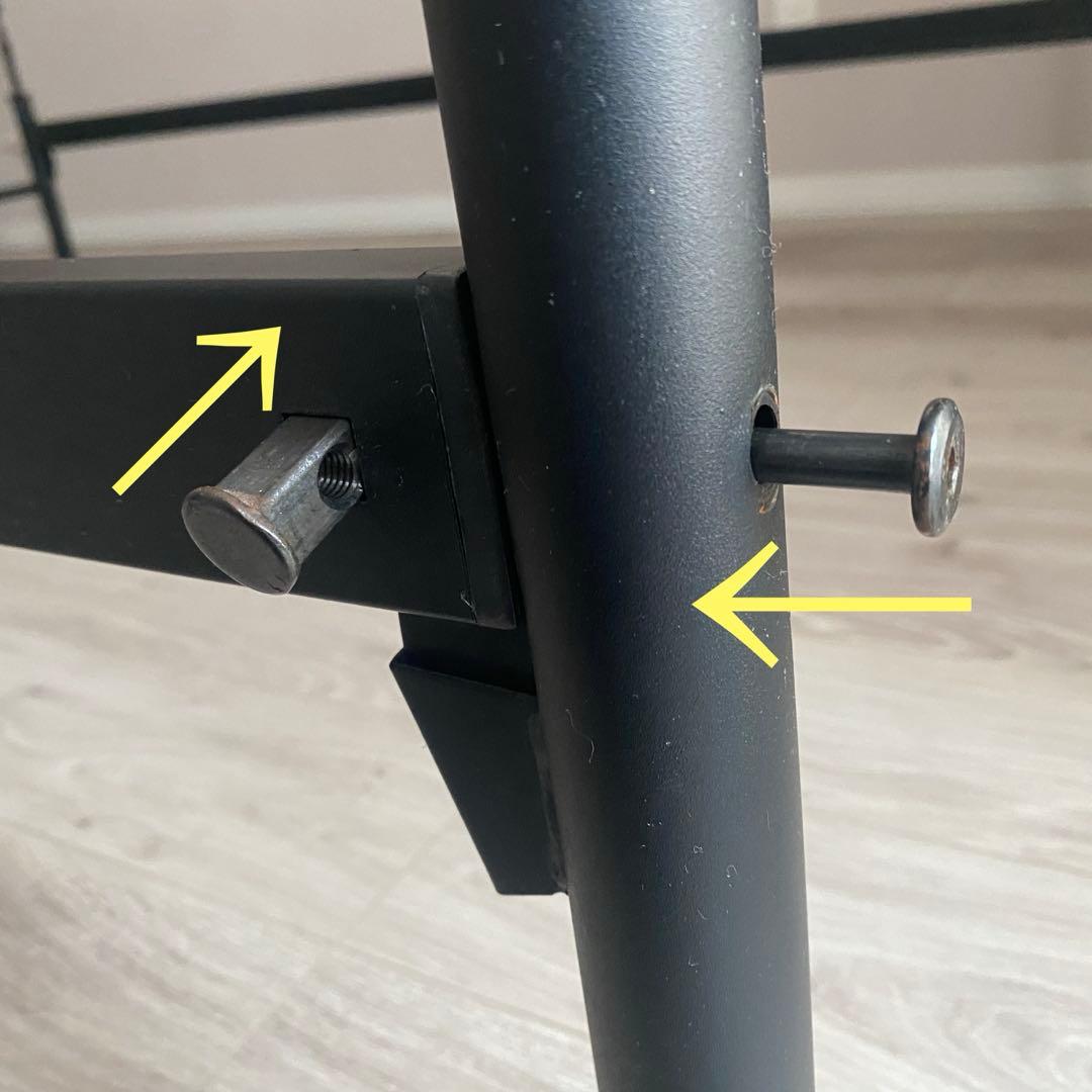 アイアン　ダブルベッド　フレーム 海外風　200 140