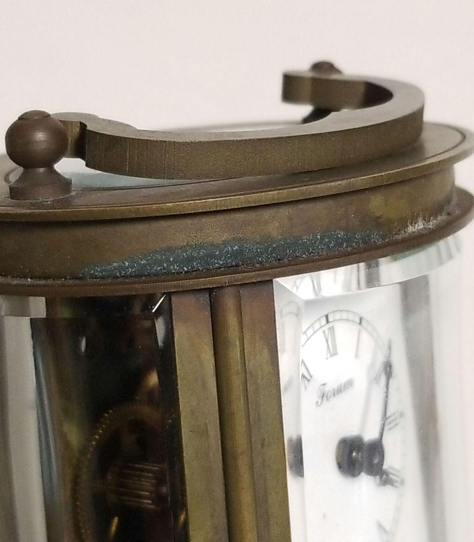 ジャンク品 Forum アンティーク 枕時計 置時計 フランスデザイン