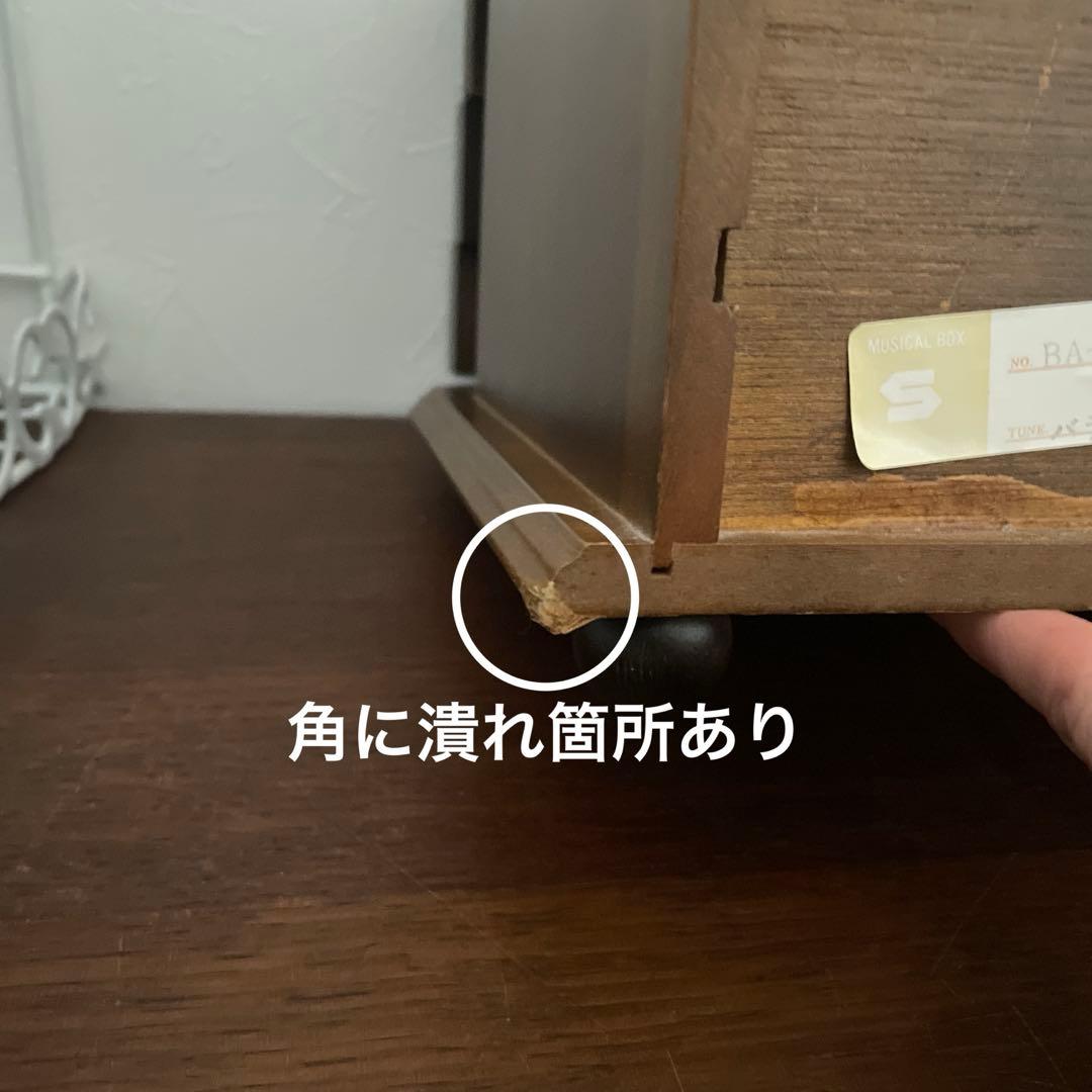 アンティーク　木製ジュエリーケース