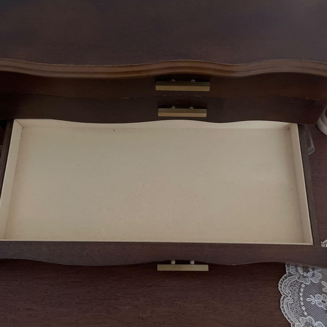 アンティーク　木製ジュエリーケース