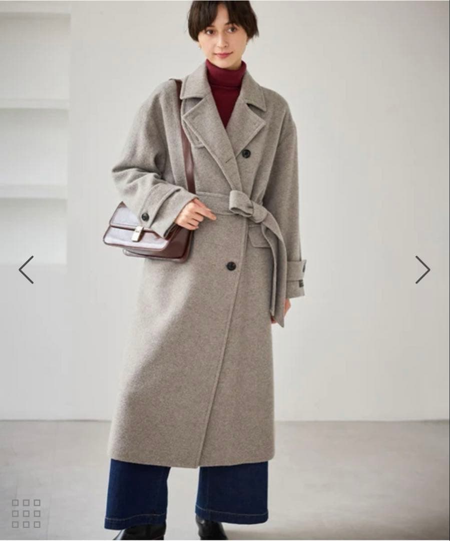 【新品未使用】ベージュ ロングコート