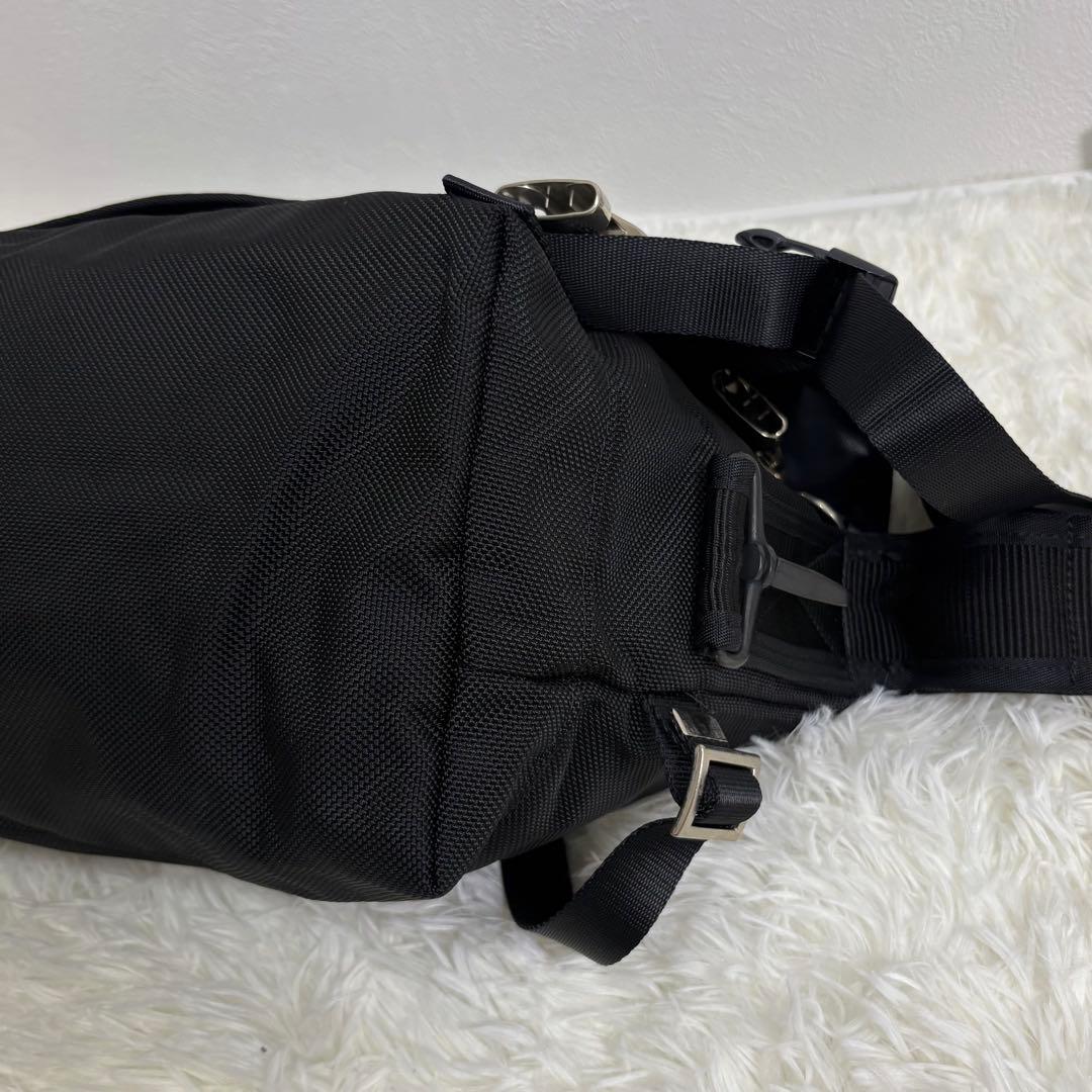 【美品】ロリンザ LORINZAメッセンジャーバッグ ショルダーバッグ 黒