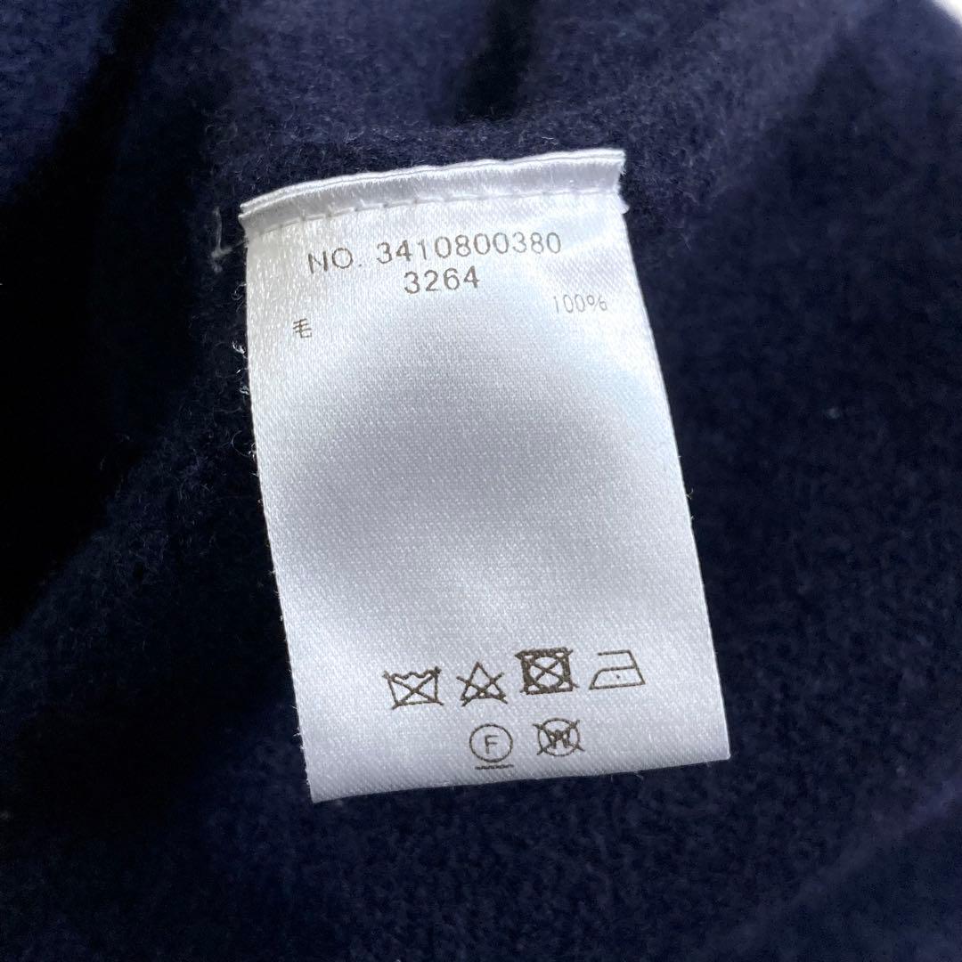 美品 エブール 21AW エキストラファインウール タートルネックニット